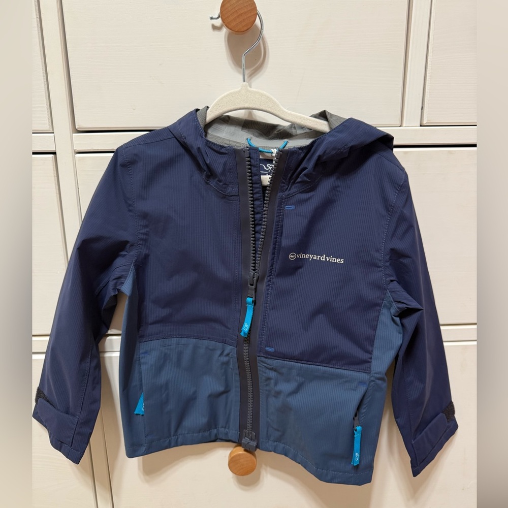 Vineyard Vines Toddler Packable Rainshell 2T